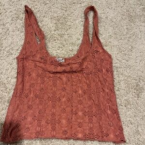 Lace crop top